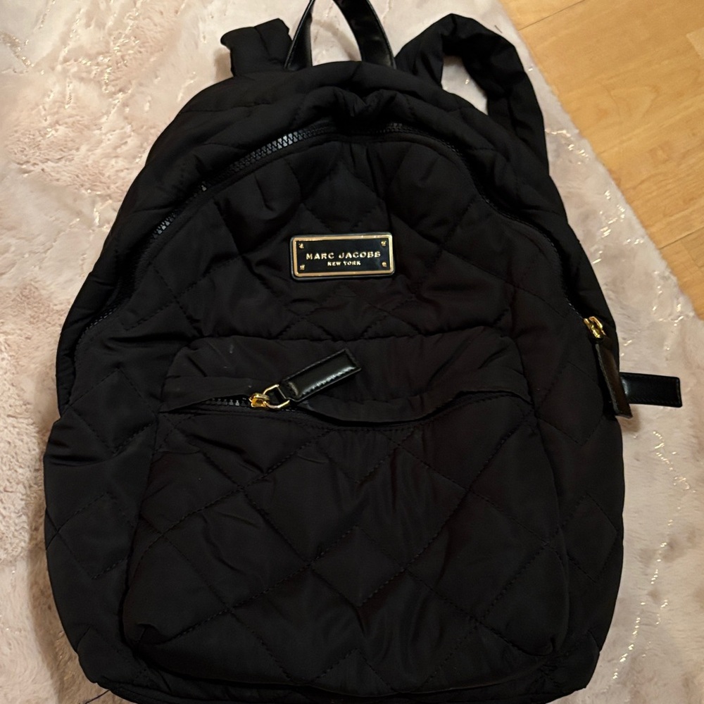 Marc Jacobs Quilted Black Backpack
